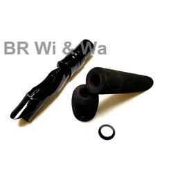 Fishing Rod Reel Seat and Grips Kits for Spinning Rods, Size16, DIY Repair, BR Wi & Wa