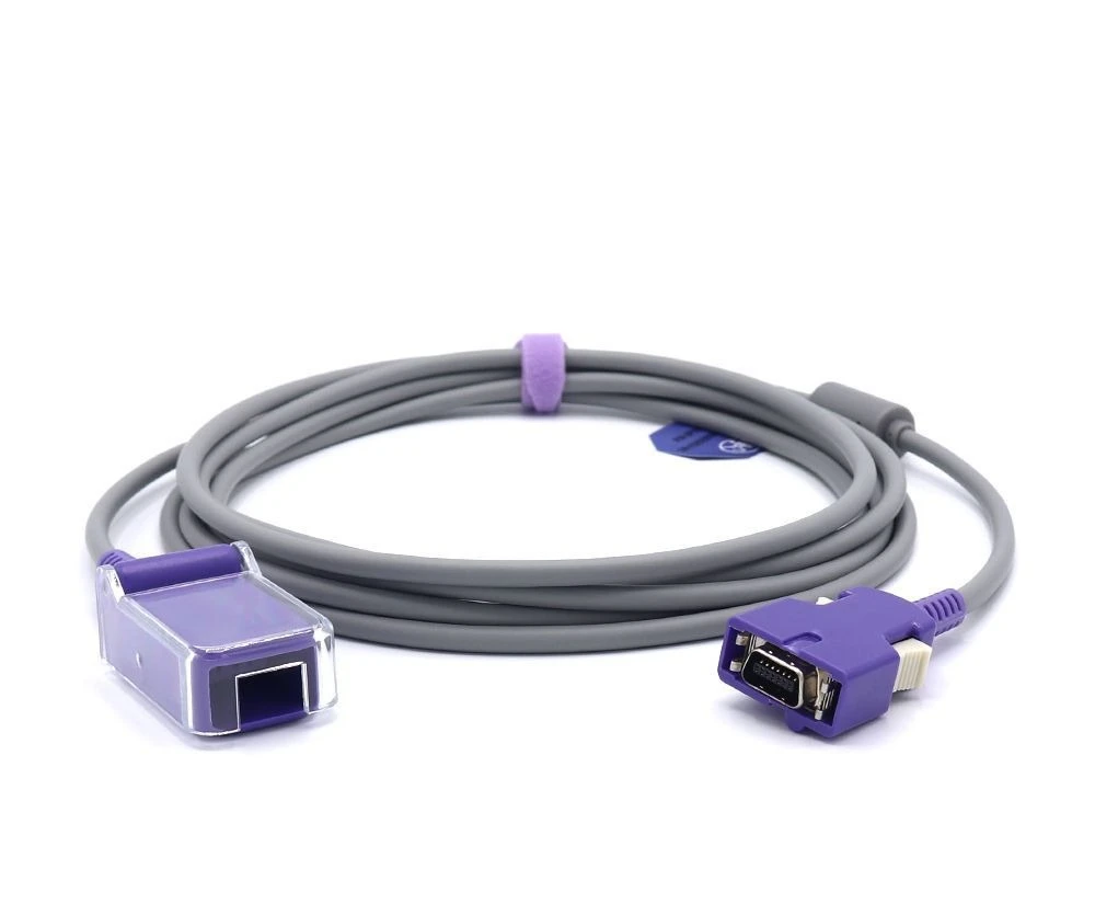 Monitors Compatible DOC-10 Blood Oxygen Probe Sensor Extension Cable Adapter Cable
