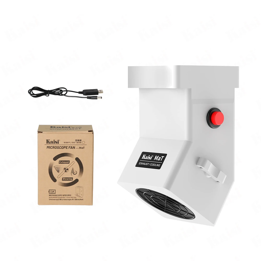 KAISI MA3+ MINI Exhaust Fan USB Powerful Smoke Exhaust Suitable for Microscopes Welding Oil Gas Fumes