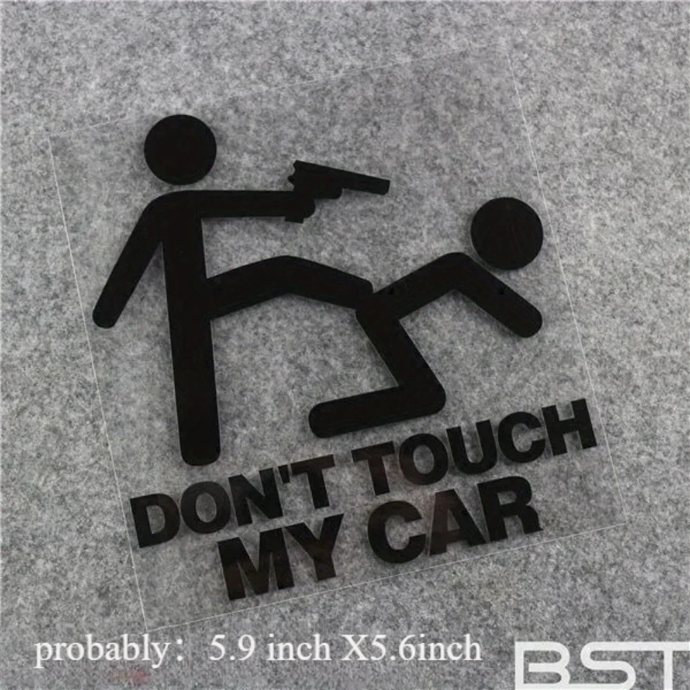

1 шт. графическая наклейка на автомобиль «Не трогай мой автомобиль», отличительная наклейка для внешнего обновления автомобиля