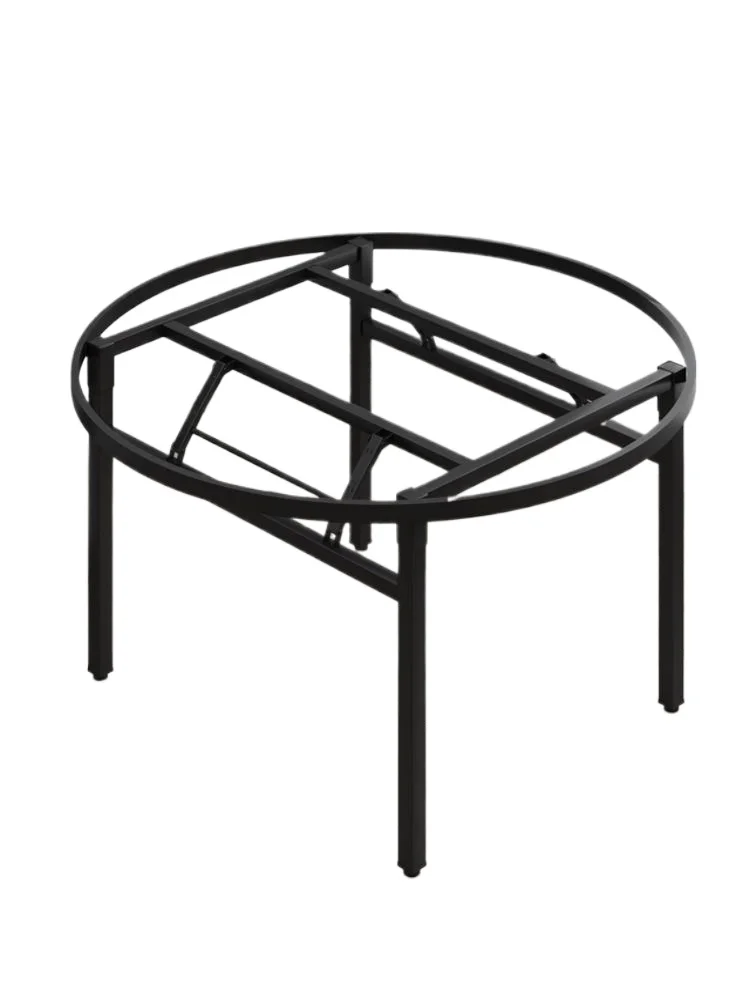 دعامة طاولة مستديرة، إطار قابل للطي للقدم، دعامة ساق مستطيلة، رف دعم قدم القهوة.