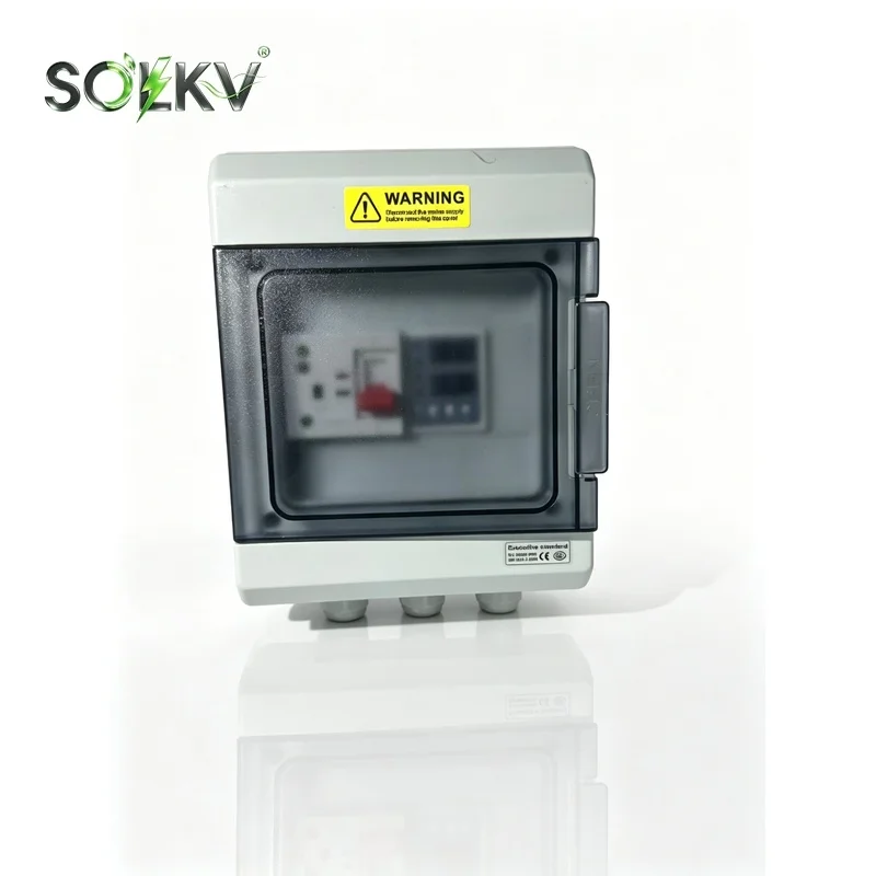 hotovoltaic Junction Box Dual Power Automatic Transfer Switch with Digital Display Self-Resetting Overvoltage, Undervoltage, and