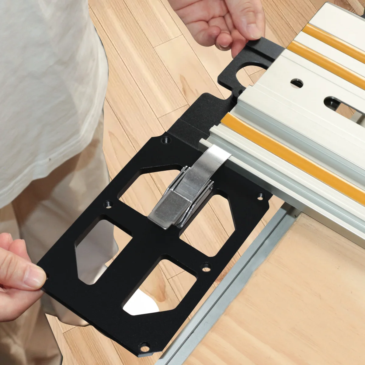 Track Saw Square Woodworking Electric Circular Saw Track Right Angle Positioning Plate Matched Suitable for TS55/TS75 Guide Rail