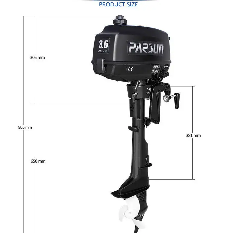 New Original Accessory Suit Parsun Outboards Two Stroke 3.6HP Motor Parts Protective Cover Carburetor  Spark Plug view 3