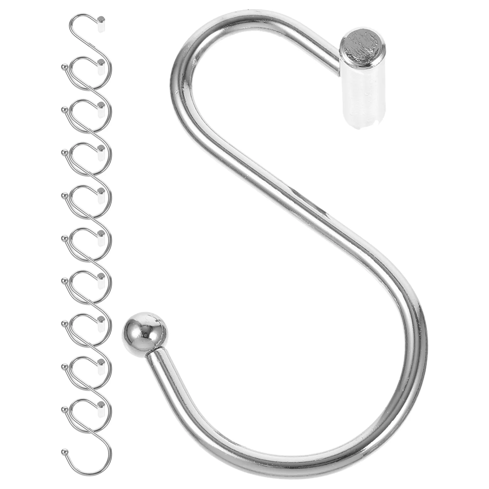 

24Pcs Long-Lasting Iron Curtain Holdbacks Secure Suspension for Bathrooms and Drapes Curtain Holdbacks Drapes Tiebacks