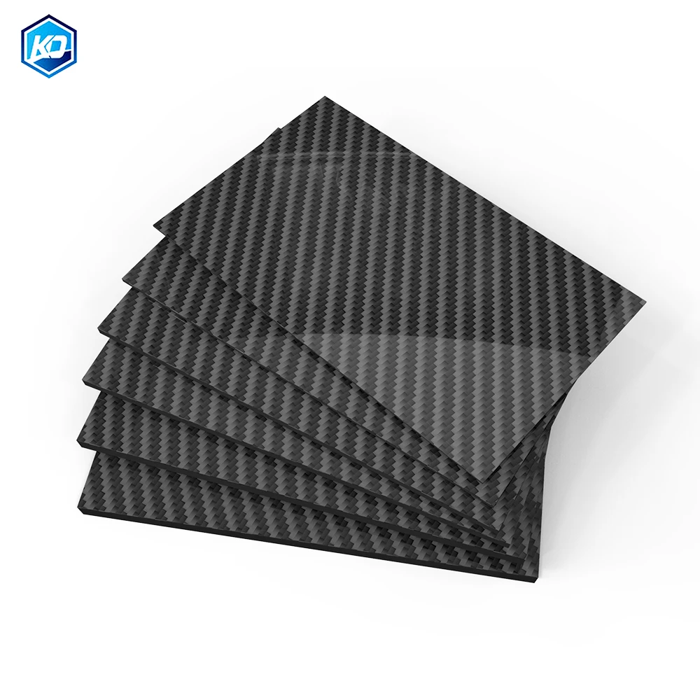 

0.25-6mm 220X240mm 3K Surface Twill Matte Glossy Carbon Plate Panel Sheets High Composite Hardness Material Carbon Fiber Board