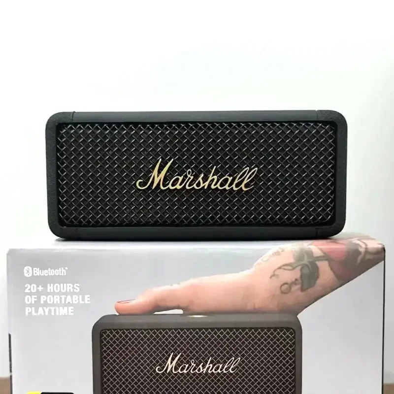 New MARSHALL Emberton II Bluetooth Speaker IPX7 Waterproof Subwoofer Stereo Bass Sound Outdoor Portable Speakers HK Version