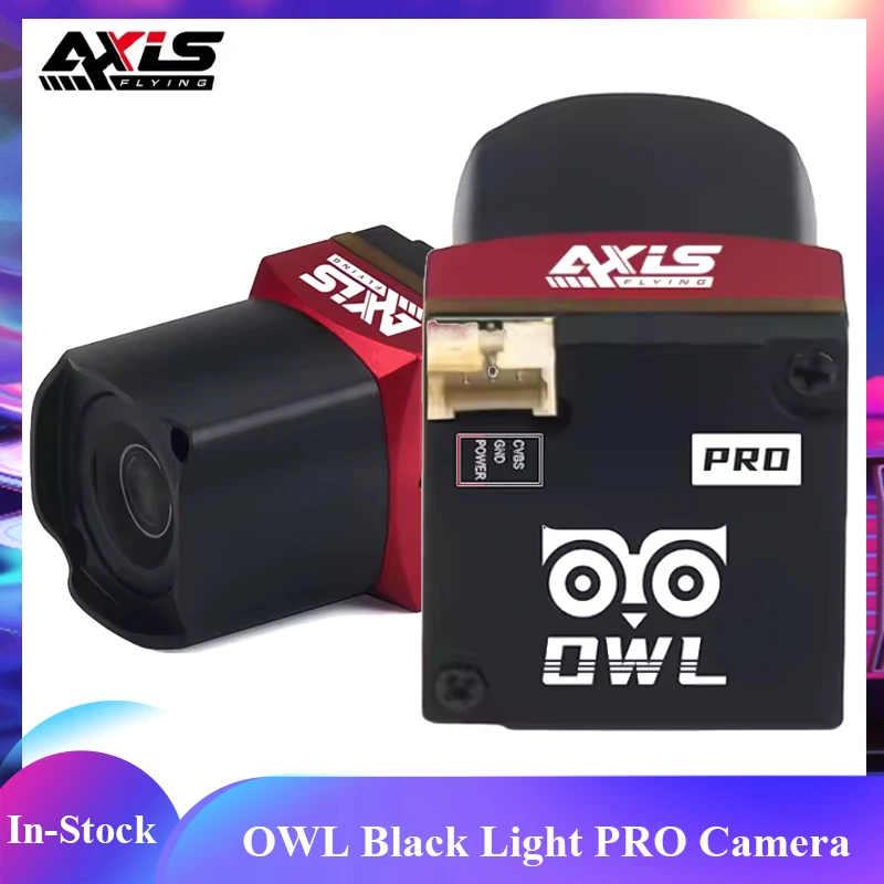 

Axisflying OWL Black Light PRO Camera (IP67 Rated) – 4K Ultra HD Full-Color Night Vision for Harsh Environments​