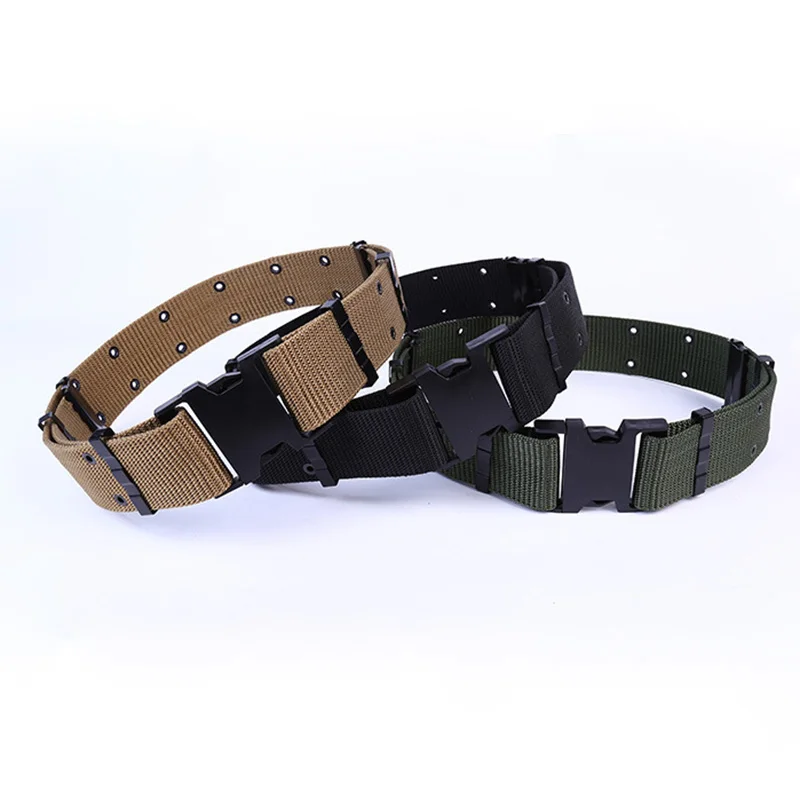 Fabric Tactical Army Belt Canvas Casual Fashion Luxury Designer Jeans Belt for Men Military Sports Strap with Adjustable Belt