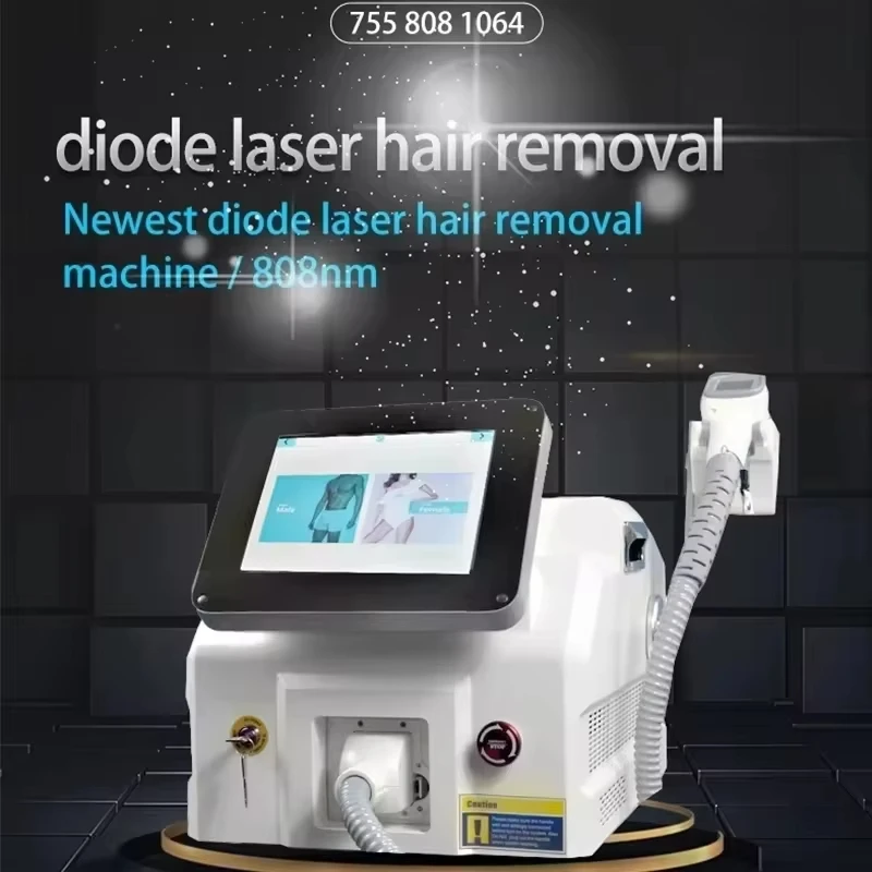 NEWEST 808NM diode hair removal machine 755nm 808nm 1064nm ICE Hair Removal remove hair machine