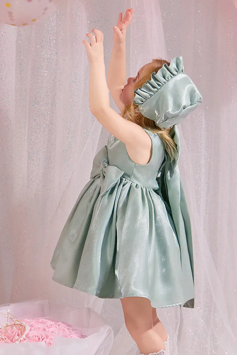 Spanisches handgefertigtes Geburtstagskleid für Babymädchen, neues Mädchen-Lolita-Prinzessinnenkleid, flauschiges Kinderkleid, Ein-Jahres-Hochzeitskostüm – Detail 4