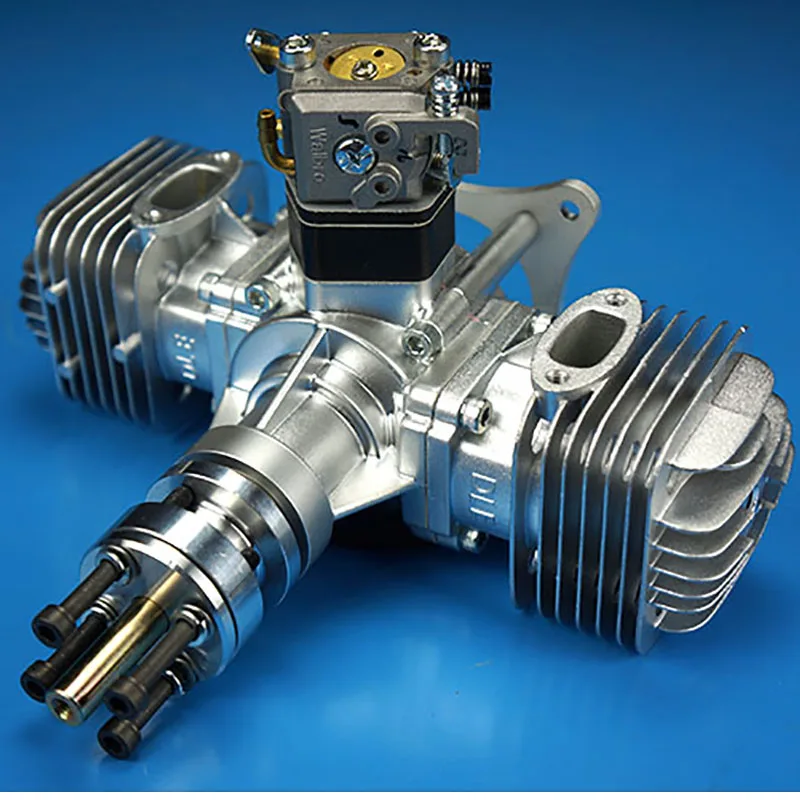 New DLE60 DLE 60CC Twin Gas Engine DLE60CC,DLE-60,Orginial Metal For Radio Control RC Airplane Model,