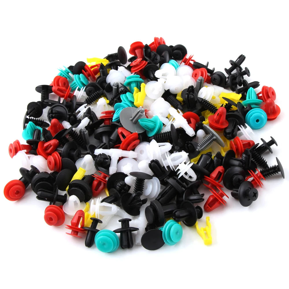 100Pcs Mixed Auto Fastener Car Fender Bumper Plastic Clips for MG ZS MGZS Hecto 350 MG6 GT MGGT GS MGGS JAC Refine S3 S2 S5