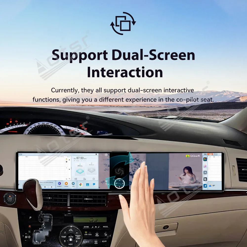 Dual Touch Screen 12.3