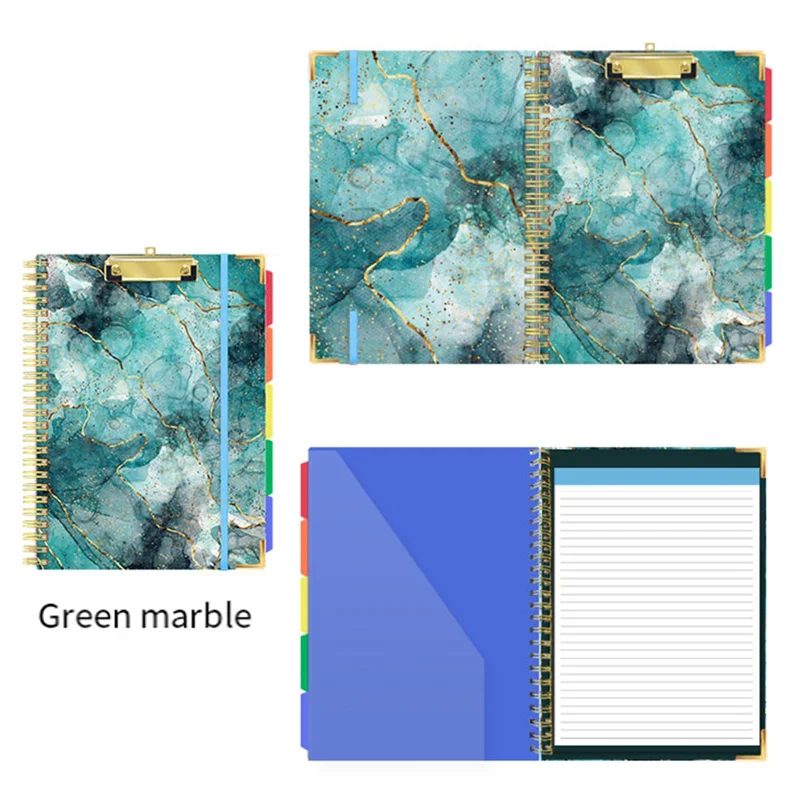 

Upgraded Clipboards With Storage Clipboards Folder With 10 Pockets And Refillable Lined Notepad For Paper Size 8.5Inch X 11Inch