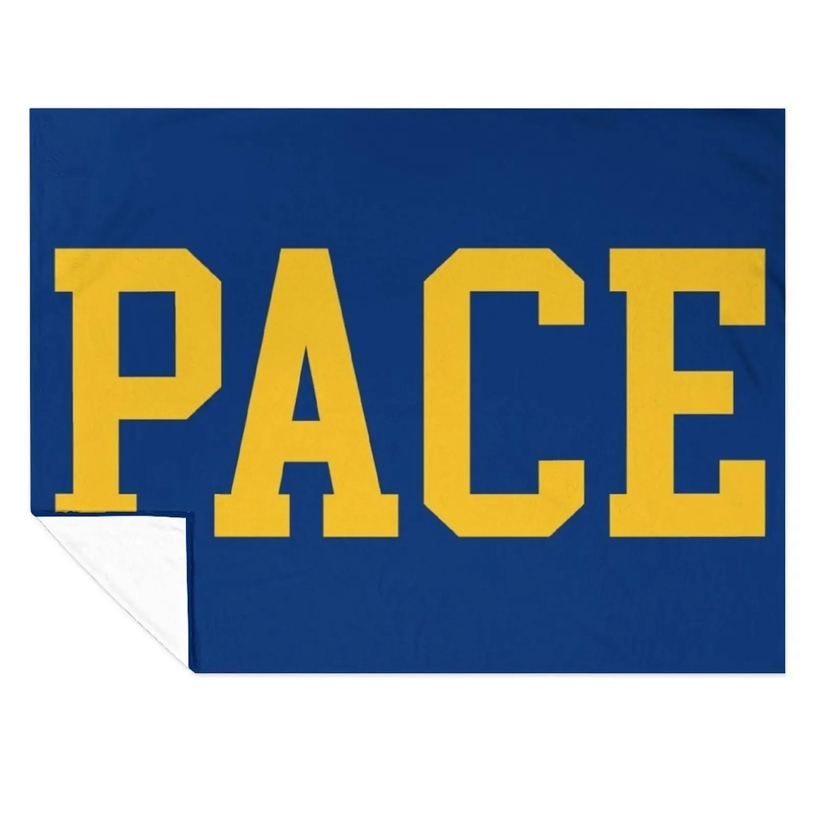 

pace - college font Throw Blanket Bed linens Decoratives for babies halloween Blankets