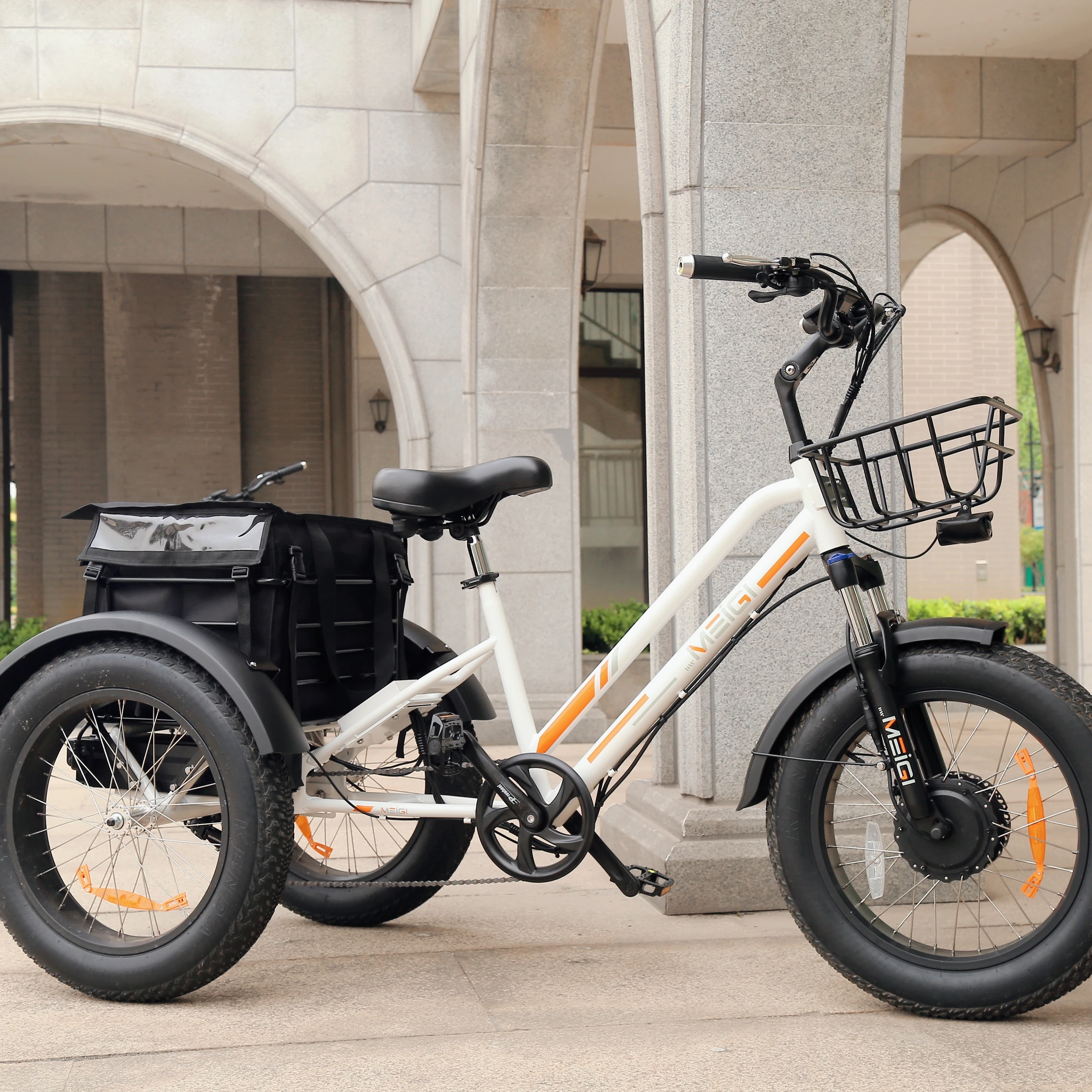 

Быстрая доставка, 3 колеса, электрический велосипед, склад в США, электрические трехколесные велосипеды с двигателем Bafang 48 В, 750 Вт, для доставки