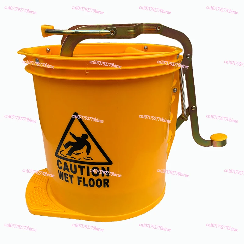 

B-036 Foot-operated Single Bucket Pressing and Screwing Floor Mopping Bucket, Cleaning Squeezing