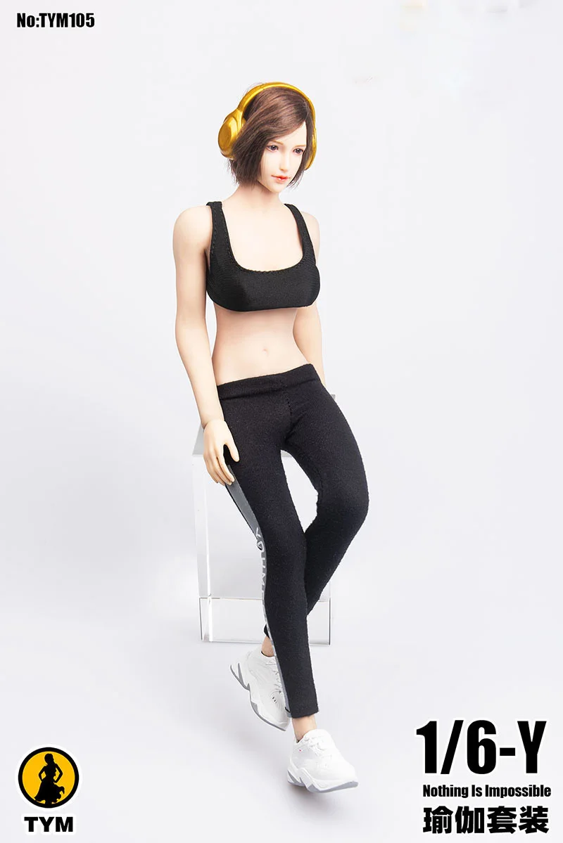 

TYM105 1/6 Female Soldier Sexy Trend Yoga Sportswear Model Accessories Fit 12" Action Figures Body In Stock