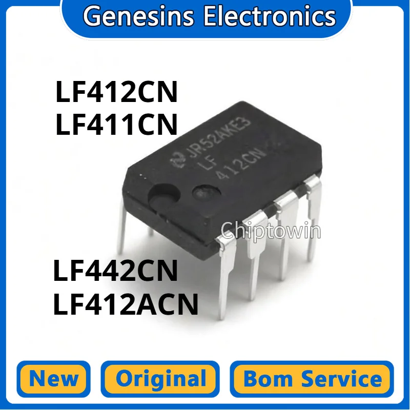 5/50/500 pcs LF442CN LF411CN LF412ACN DIP-8 Operational Amplifier IC W7