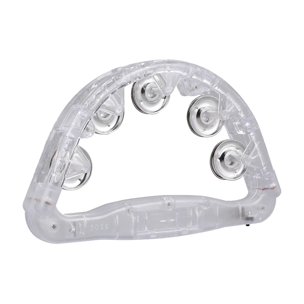 جرس يدوي مضيء متوهج وخفيف الوزن للحفلات لعيد الميلاد ومهرجانات العطلات والرياضة وصوت الاحتفال الممتع #3