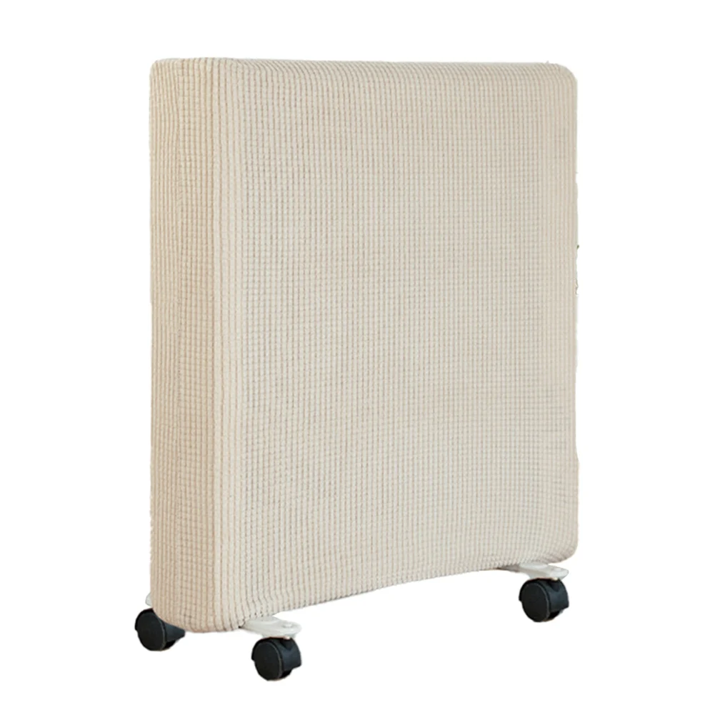 

Elastic Fabric Cover Heater Cover Indoor Use Seasonal Storage Breathable Fabric Compact Storage Easy Application