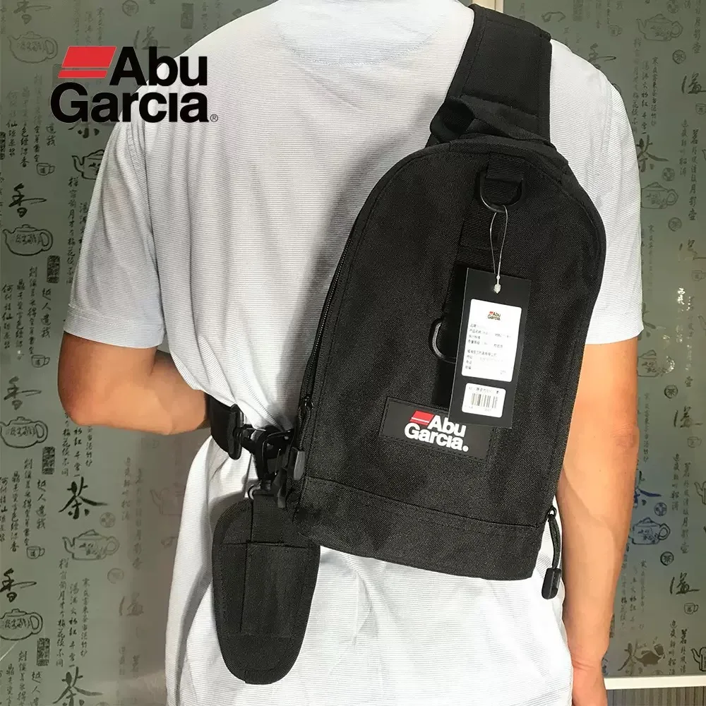 Original Abu Garcia Luya Schultertasche, Umhängetasche mit mehreren Schnallen, Aufbewahrungstasche aus Oxford-Gewebe, Outdoor-Multifunktionsrucksack – Detail 3
