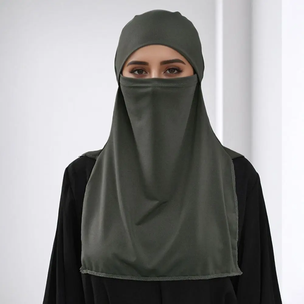 

Stylish Plain Design Headscarves Thin Elegant Muslim Hijab Sun Protection Lightweight Islamic Scarf Cultural Events