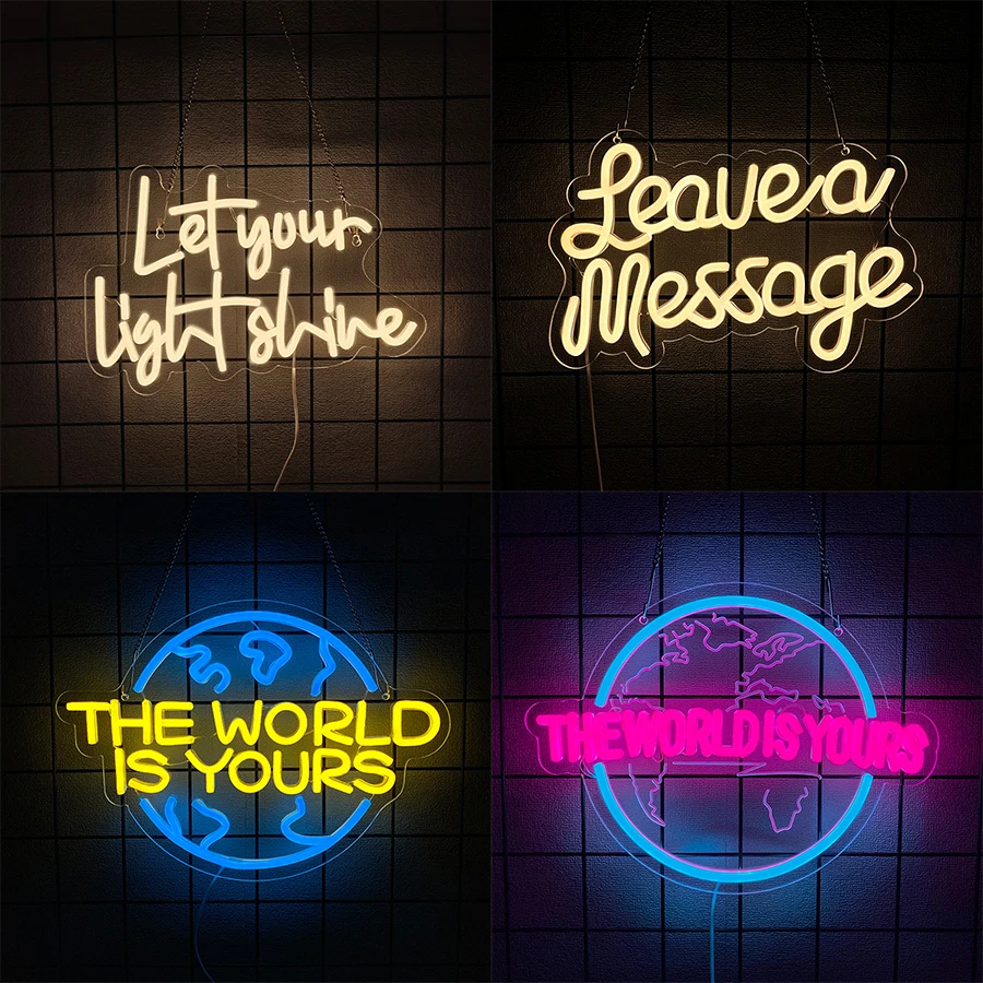 

Wedding Theme Neon Sign, Earth Art Icon, Used For Room, Proposal Party, Valentine'S Day, Wedding Scene Background Art Decor.