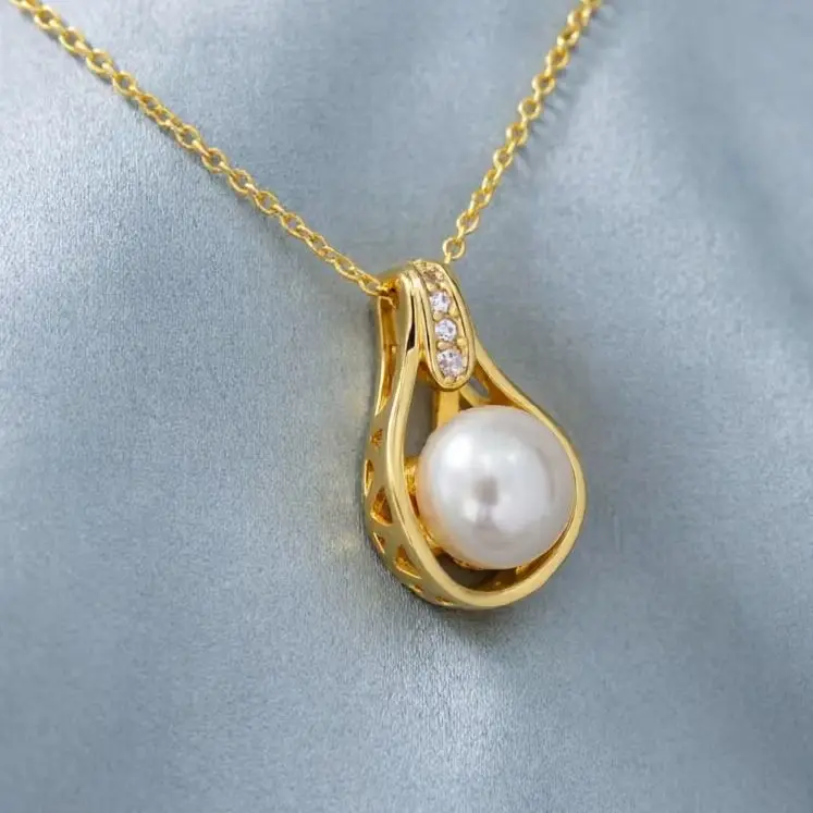 

JY ZuBo 10-11mm 5A White Freshwater Pearl Necklace Vintage Adjustable High-End Elegant Women's Jewelry Anniversary Birthday Gift