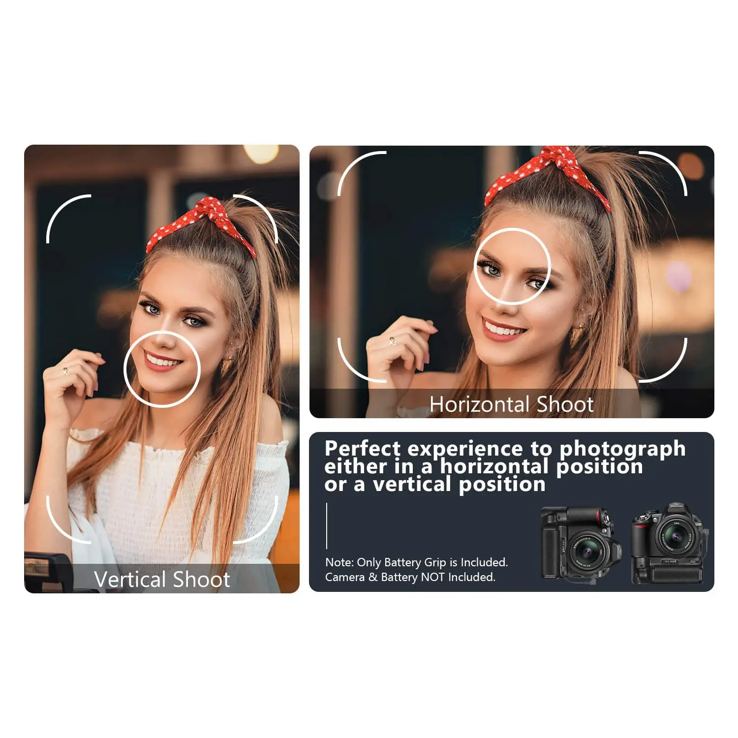 Neewer Professioneller vertikaler Batteriegriff als Ersatz für Nikon D3100/D3200/D3300/D5300 SLR-Digitalkamera EN-EL14-Batterien – Detail 4