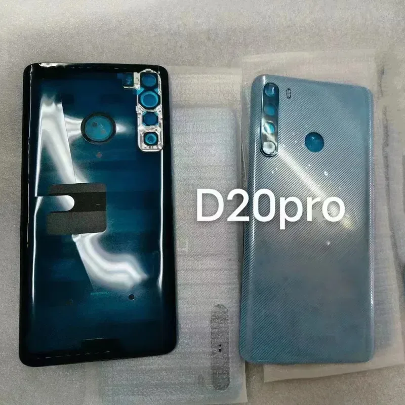 غطاء زجاجي خلفي غطاء خلفي أسود لهاتف HTC Desire 20 20 Plus 20 Plus D20 D20Pro D20Plus غطاء خلفي للهاتف //////////////