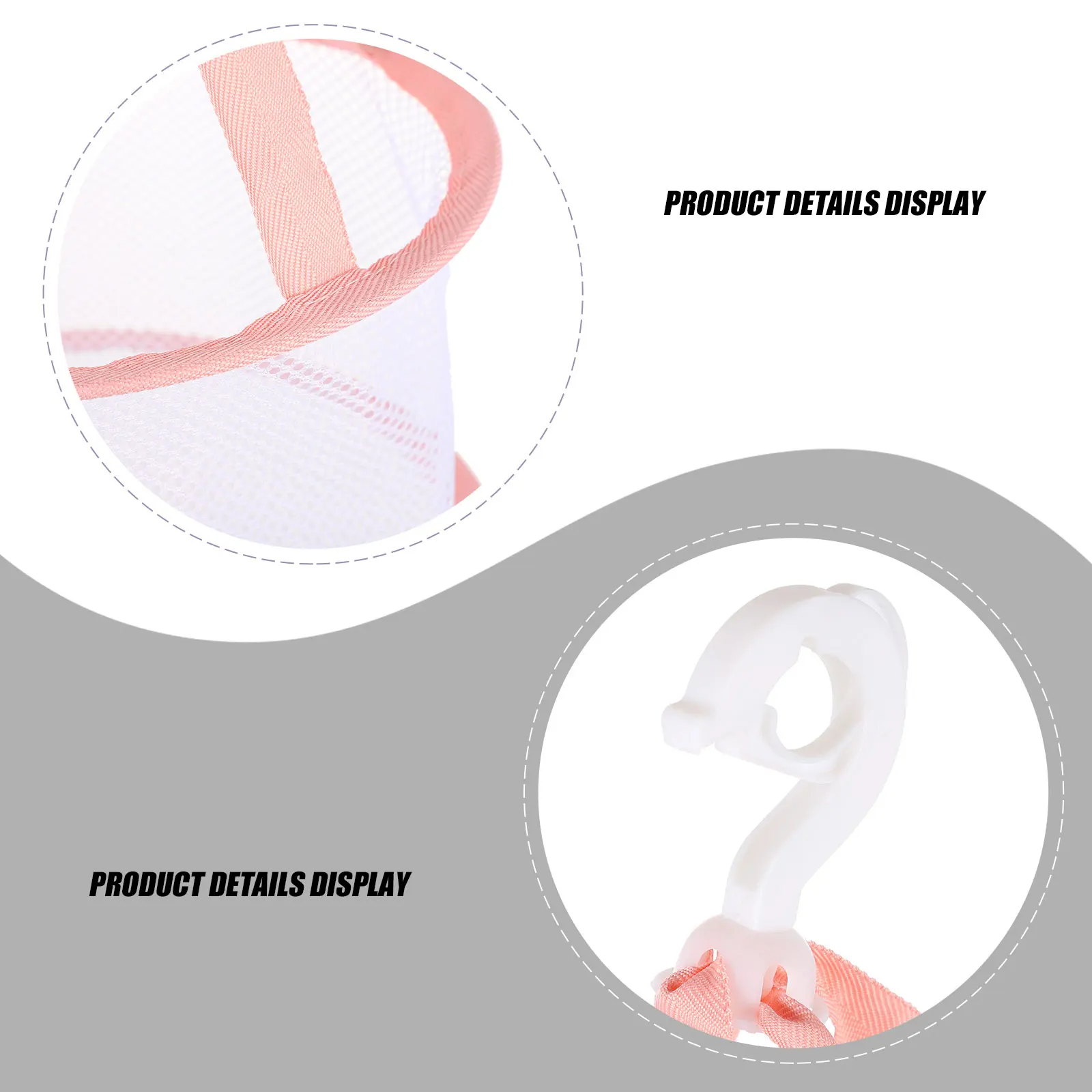 

2pcs Drying Net for Makeup Brushes Beauty Egg Sponge Holder Mesh Basket Foldable Large Capacity Bathroom Pink Storage Solution