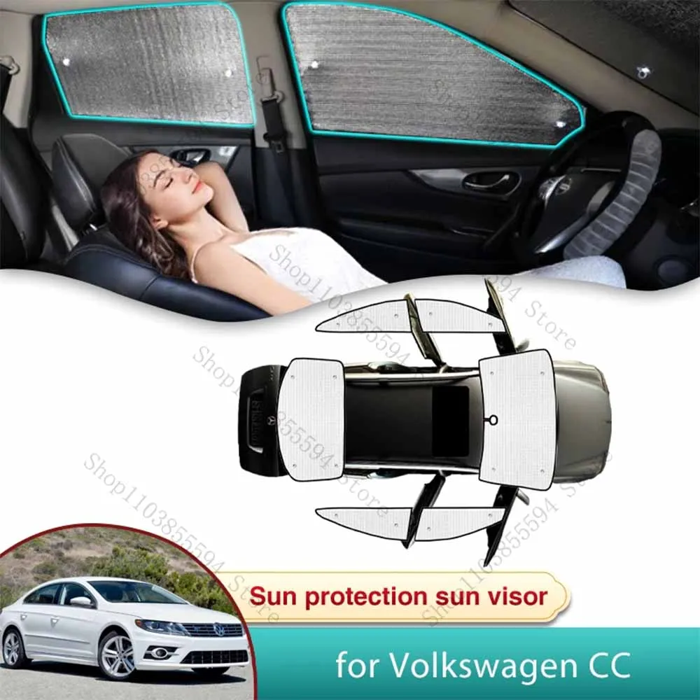 

Car Sun Shade for Volkswagen VW Passat CC 2009 2010 2011 2012 2013 2014 2015 2016 2017 Auto Sunshade Windshield Privacy Shading