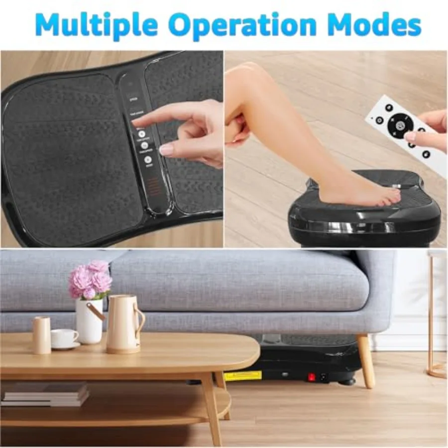 99 مستوى 330LBS آلة تمرين لوحة الاهتزاز الصغيرة للاستخدام المنزلي كامل الجسم تجريب الاهتزاز منصة اللياقة البدنية مع التكامل #3