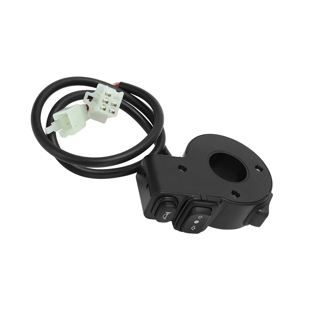 3-in-1 22mm Handlebar Switch for Headlight For horn Turn Signal On/Off No Modification Required Snap-On Design