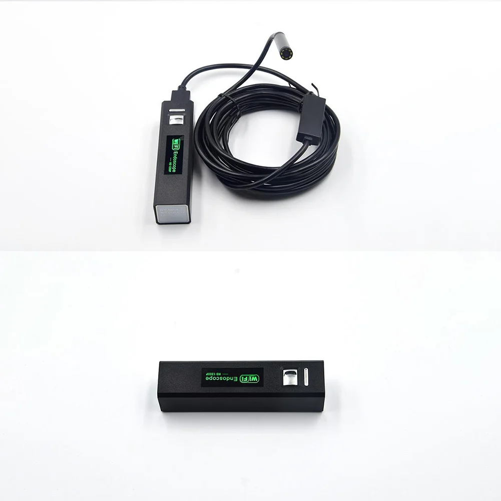Borescope With LED 8mm Pipe Camera For Home Use Bendable Semi-Rigid Cable 1200P HD Resolution For Automotive Inspection