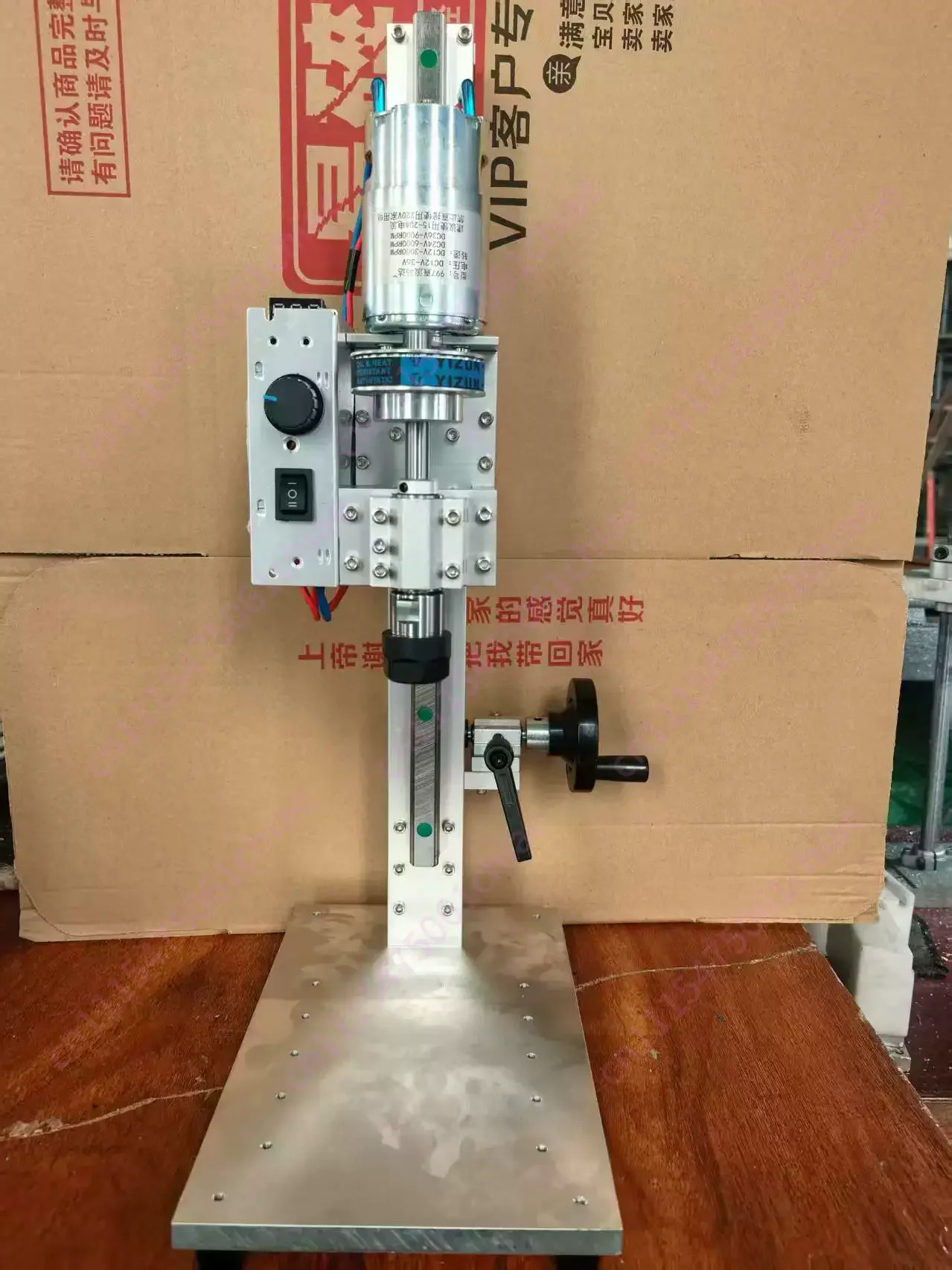 Bench Drill Manual Milling Machine 997 Motor Large Torque, Stepless Speed Regulation, Forward and Reverse Rotation