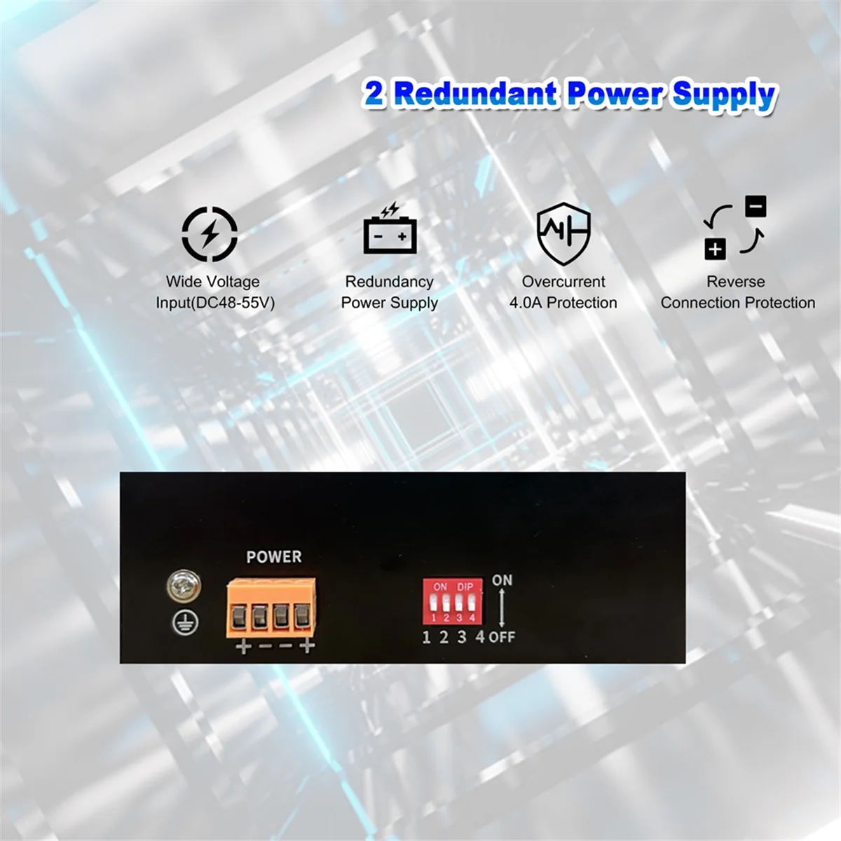 

Good sales Industrial POE Switch Gigabit Switch Ethernet with 6x100/1000mbps Port Base-T Din IP40 Network Switch DC44-55V