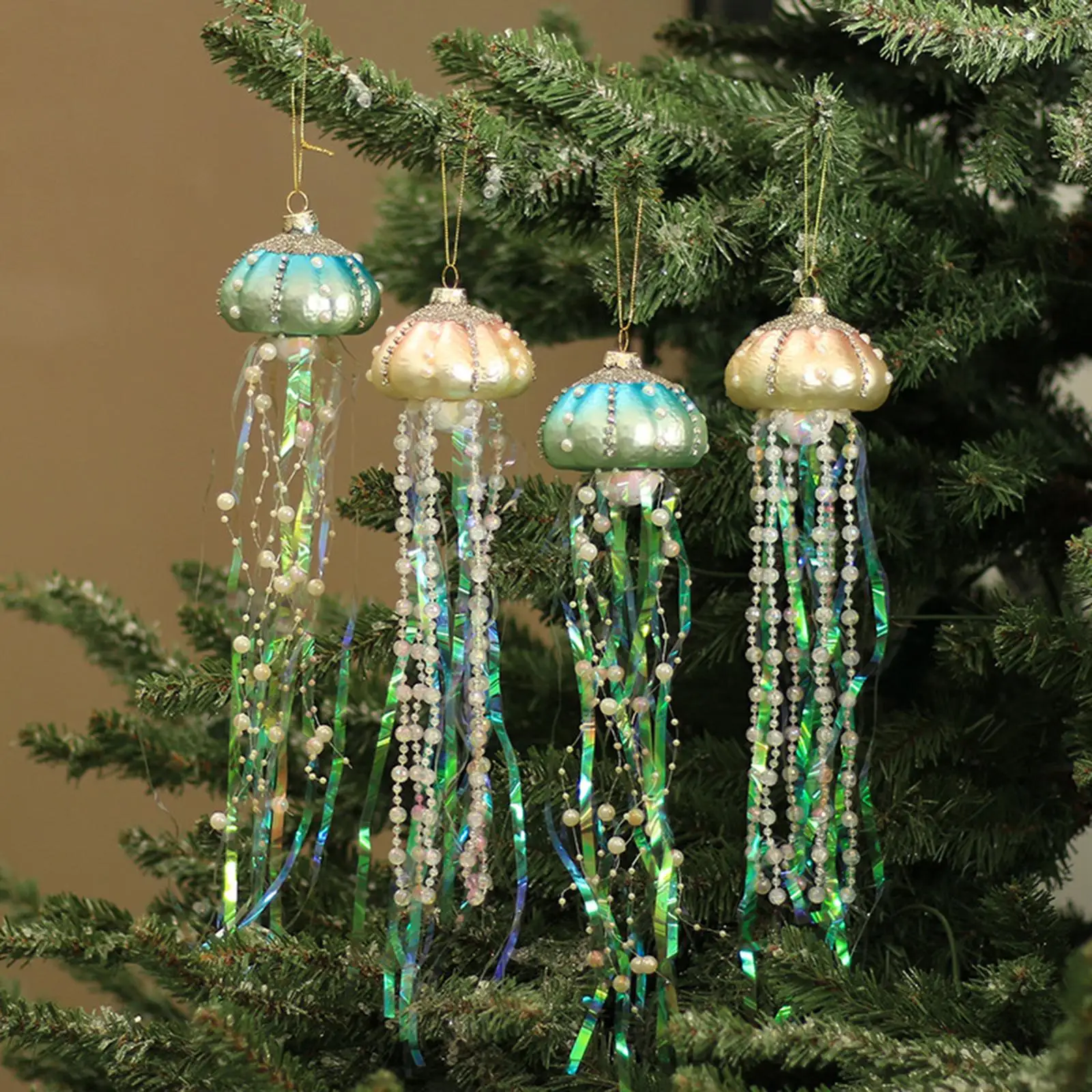 

Cute Christmas Jellyfish Ornaments 13" for Holiday Anniversary Nursery