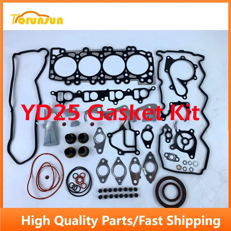 Overhaul Gasket Kit for Nissan YD25 Engine