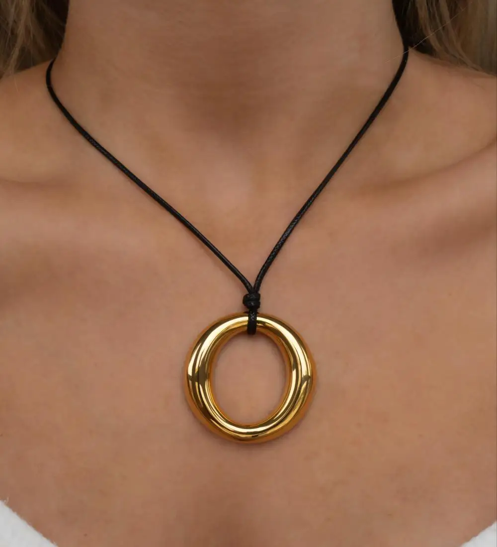 

Fashion 316L Stainless Steel Geometry Square Pendant Necklace For Women Men Accessories Jewelry Necklace Gift