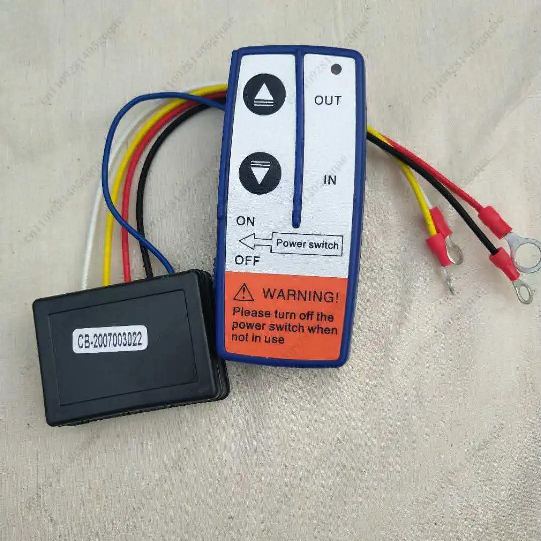 Autokran 24V Elektrische Winde 12V Handgriffschalter Drahtlose Fernbedienung Relais Zubehör Hebevorrichtungs-Steuerbox – Detail 4