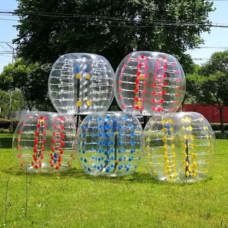 Inflatable Football Bubble Ball Bumper Ball 1.5m PVC Body Zorb Ball Bubble Soccer Human Bouncer Bubble Ball Zorb Ball