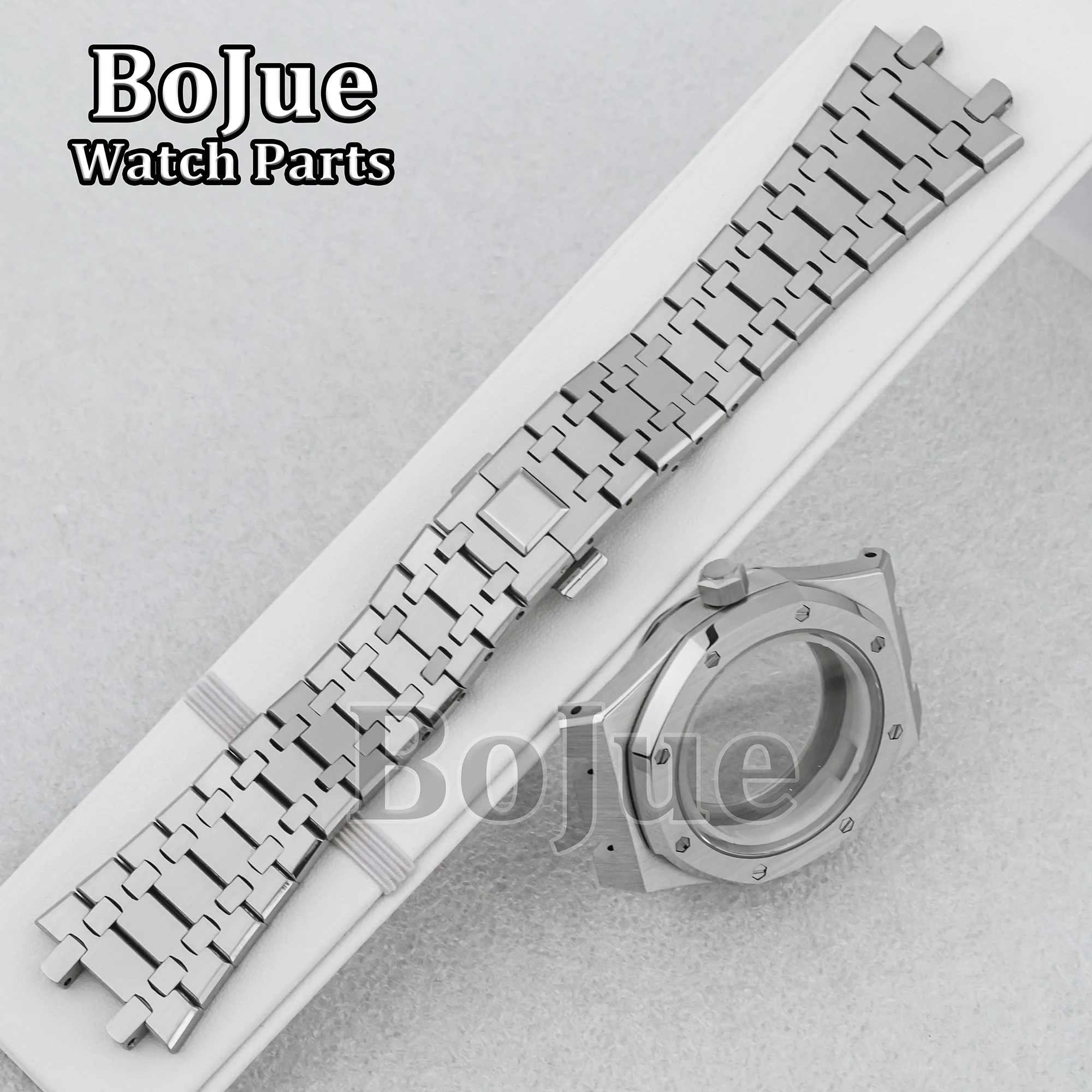 

Ремешок из искусственной резины 42 мм NH35, детали из нержавеющей стали для часов Oak NH36, модифицированные аксессуары для замены