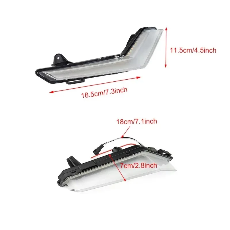 Poer Can-Am Defender Lights Luci di firma a LED anteriori Indicatori di direzione Defender Max 2020+ / Commander Max 2021+