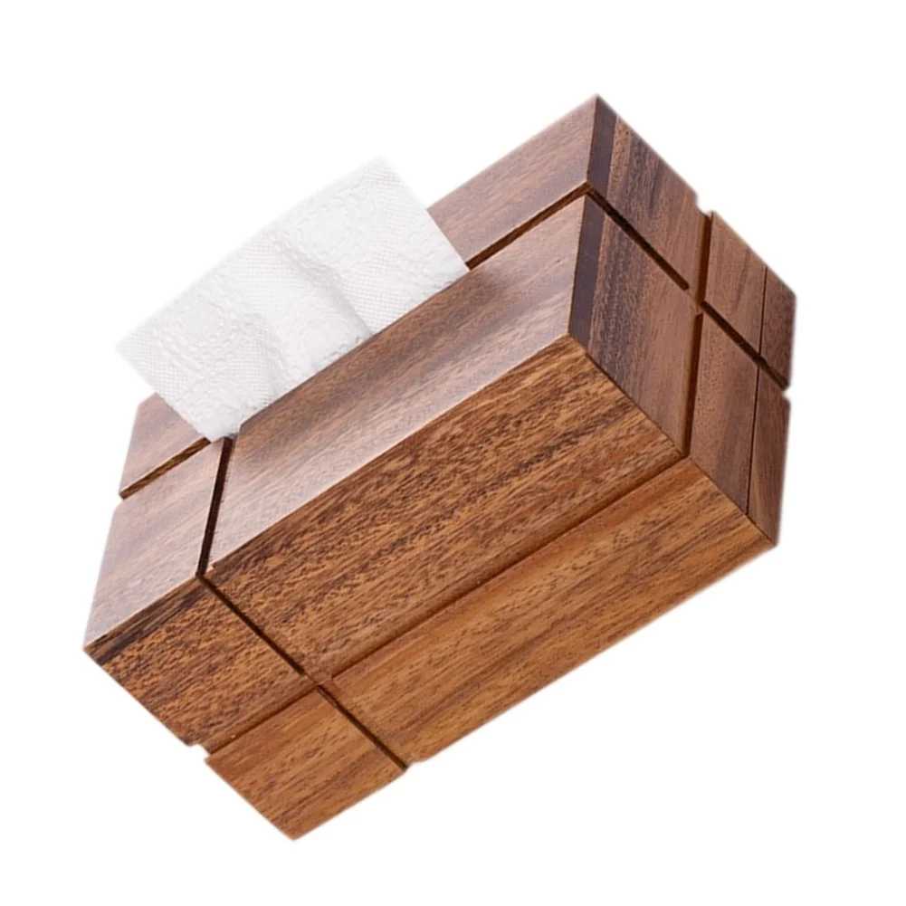 Discreet Storage Box Living Room Storage Walnut Box Plant-Based Oil Coating Sleek Profile Design Discreet Storage