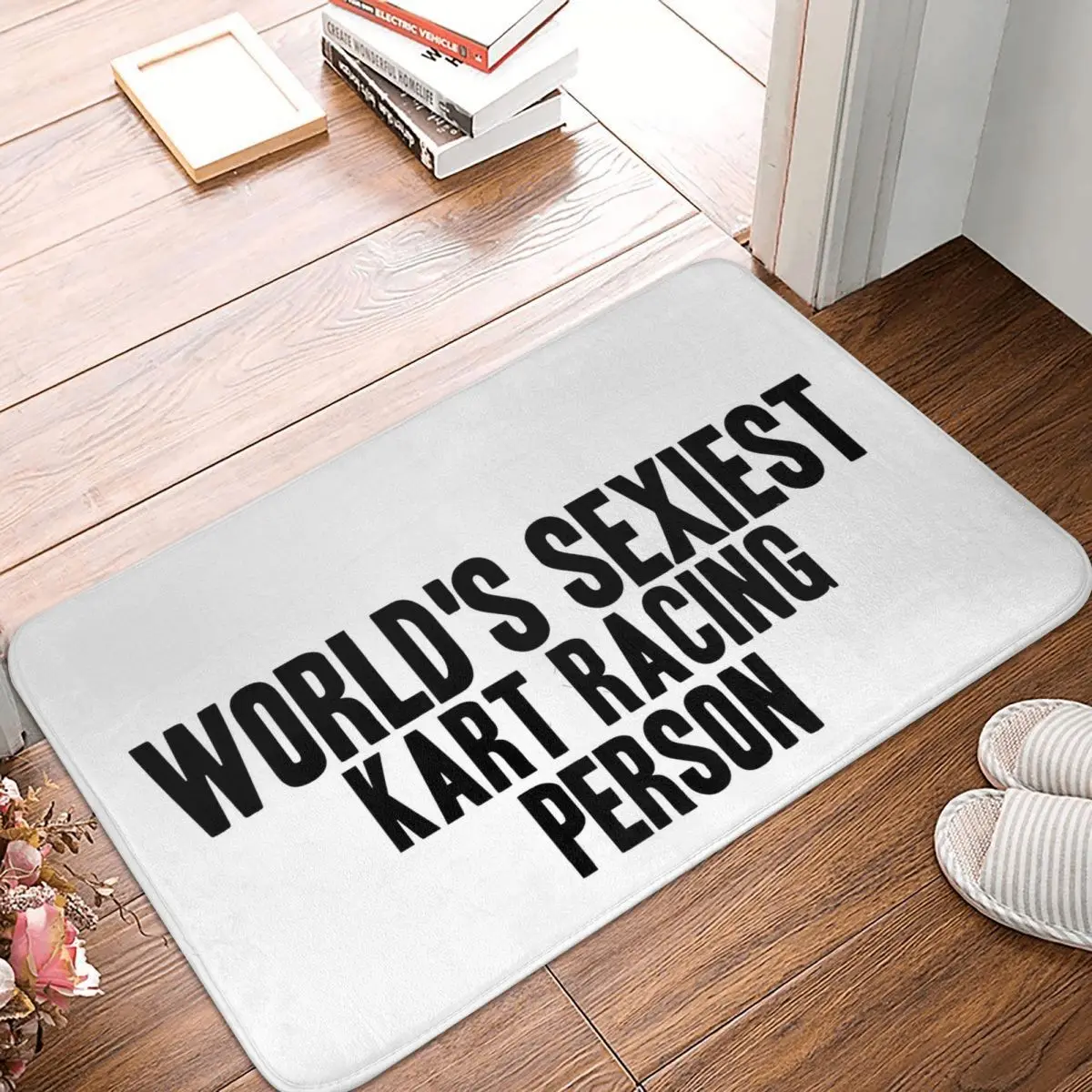 World's Sexiest Kart Racing Kitesurfing Kite Surfing Non-slip Doormat Carpet Living Room Kitchen Mat Outdoor Indoor Modern