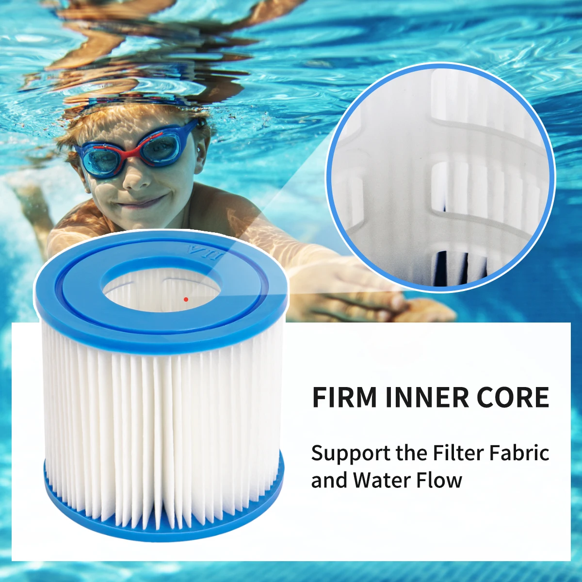 مرشح لنوع السابع بركة تصفية خرطوشة 58283E ل Ⅶ حمام سباحة تصفية خرطوشة