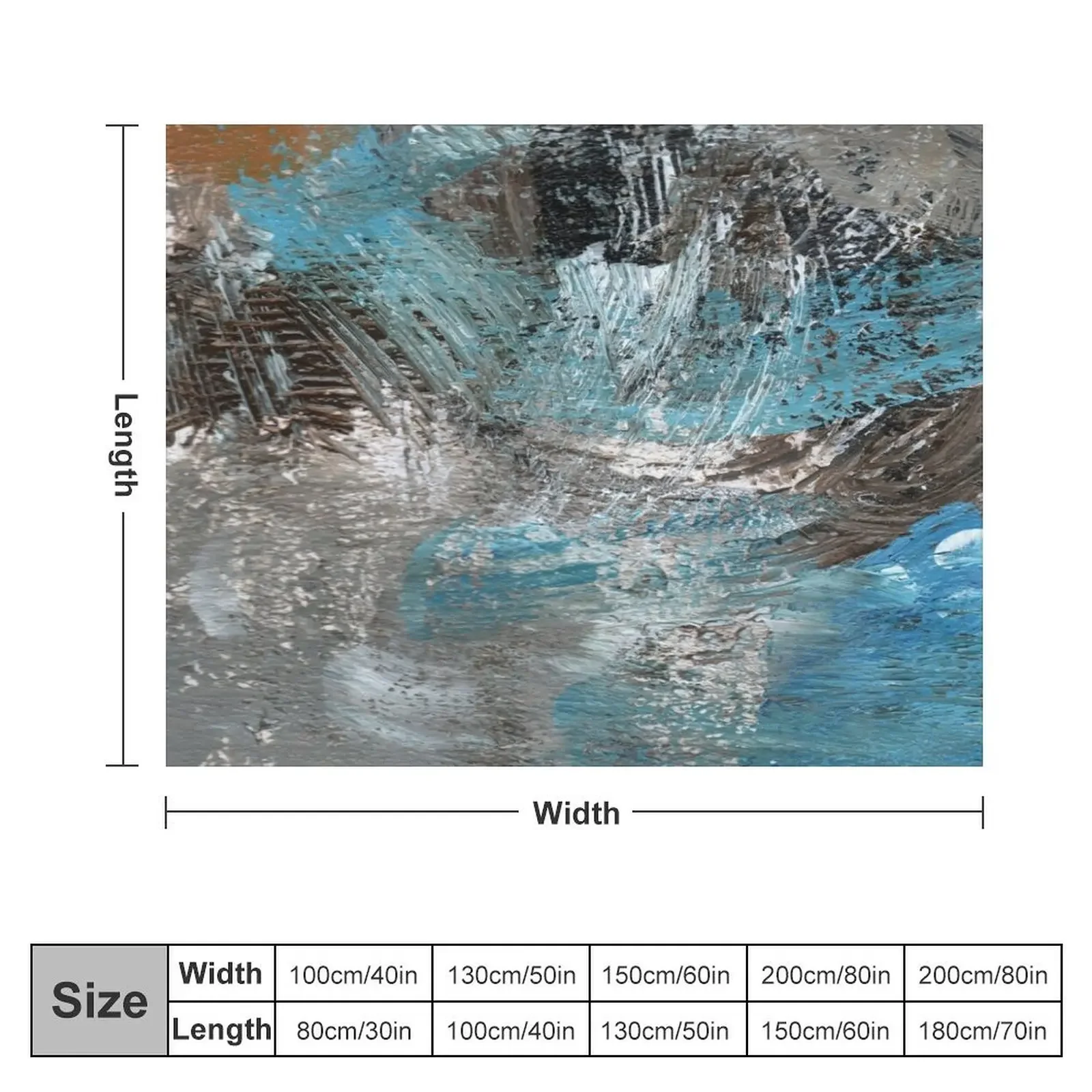 Moonlight on Waves Abstract Throw Blanket Bed covers Hairys Retros Decorative Sofas Blankets